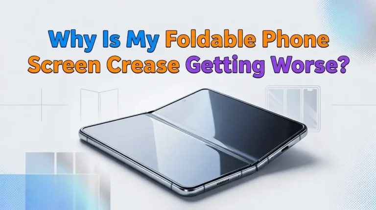 Why Is My Foldable Phone Screen Crease Getting Worse?