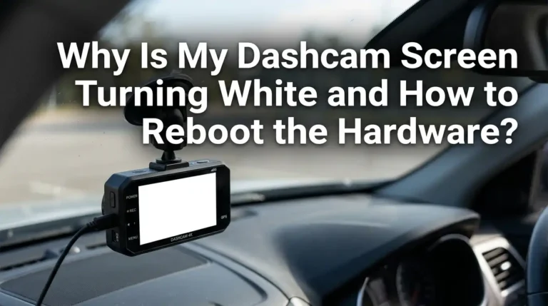 Why Is My Dashcam Screen Turning White and How to Reboot the Hardware?
