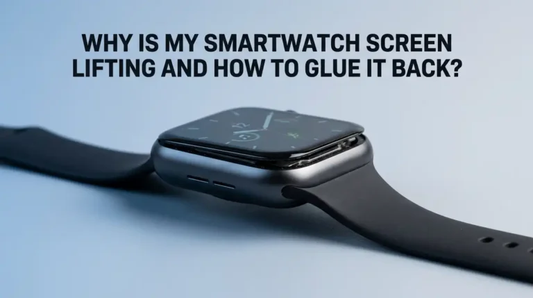 Why Is My Smartwatch Screen Lifting and How to Glue It Back?