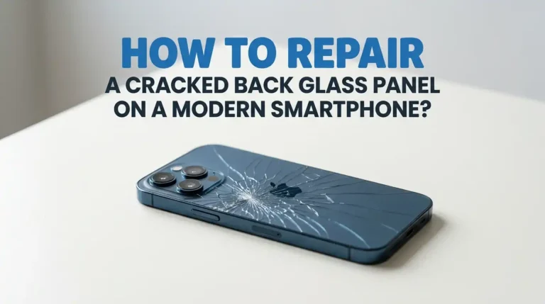 How to Repair a Cracked Back Glass Panel on a Modern Smartphone?