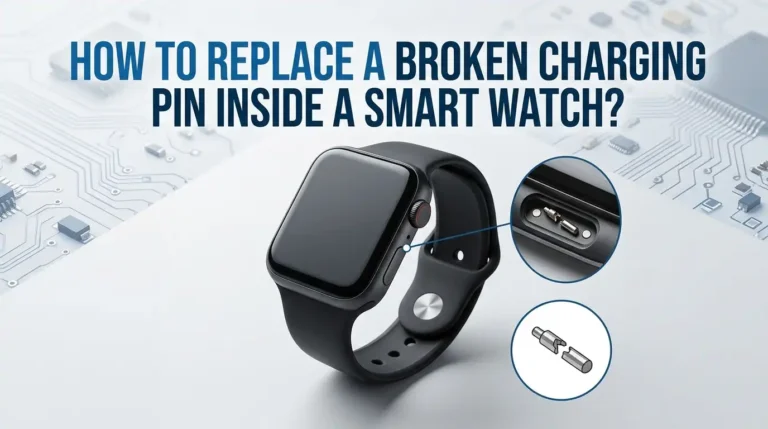 How to Replace a Broken Charging Pin Inside a Smart Watch?