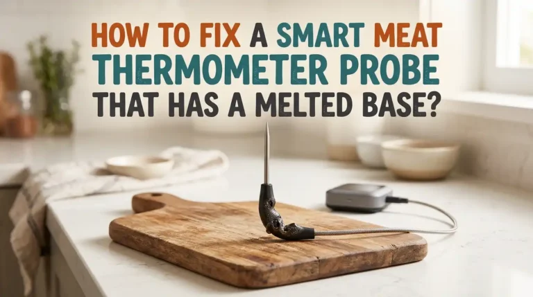 How to Fix a Smart Meat Thermometer Probe That Has a Melted Base?