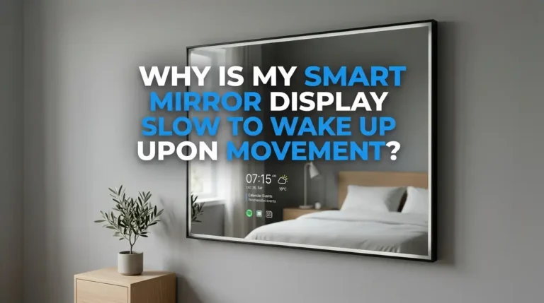 Why Is My Smart Mirror Display Slow To Wake Up Upon Movement?