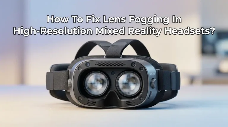 How To Fix Lens Fogging In High-Resolution Mixed Reality Headsets?