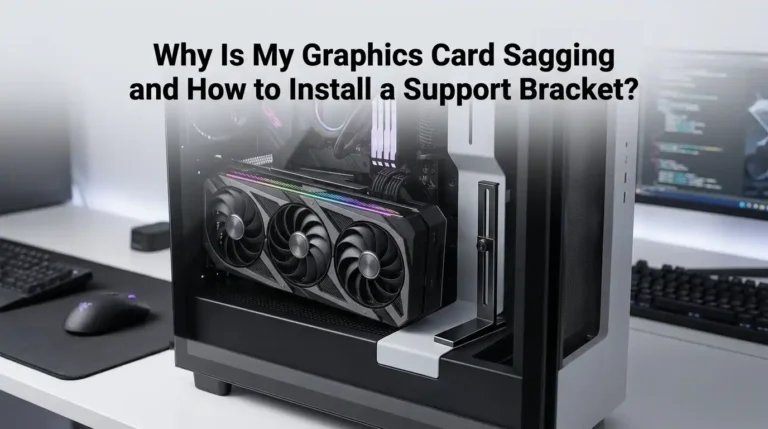 Why Is My Graphics Card Sagging and How to Install a Support Bracket?