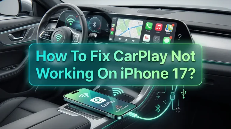 How To Fix CarPlay Not Working On iPhone 17?