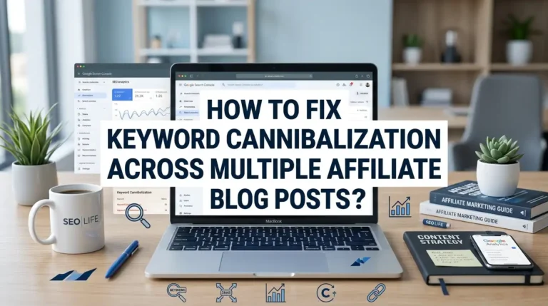 How To Fix Keyword Cannibalization Across Multiple Affiliate Blog Posts?