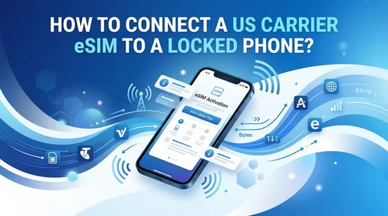How To Connect A US Carrier eSIM To A Locked Phone?
