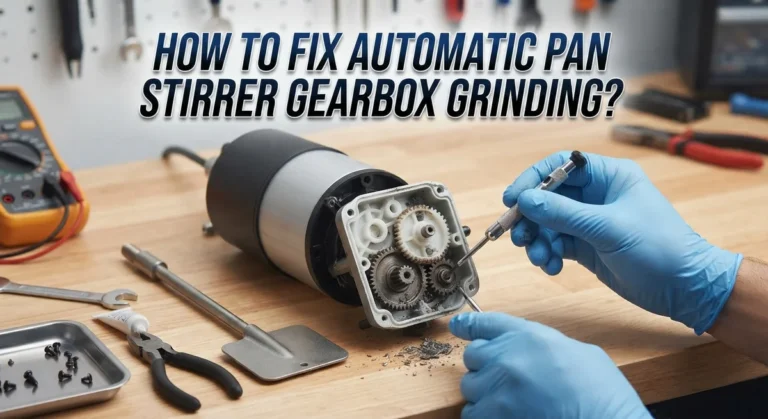 How To Fix Automatic Pan Stirrer Gearbox Grinding?