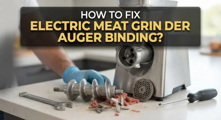 How To Fix Electric Meat Grinder Auger Binding?