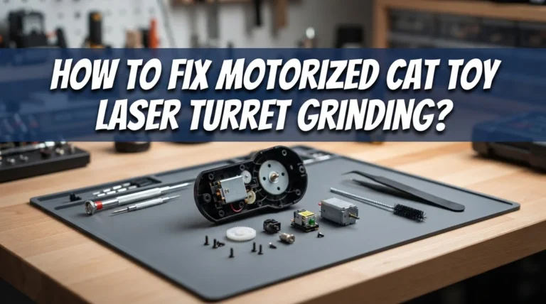 How To Fix Motorized Cat Toy Laser Turret Grinding?
