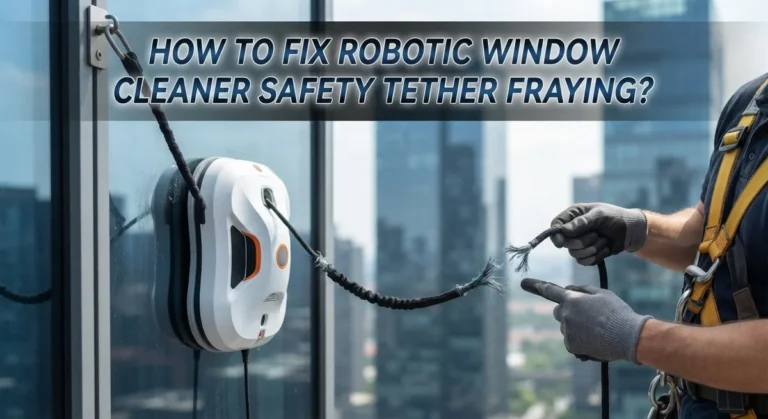 How To Fix Robotic Window Cleaner Safety Tether Fraying?