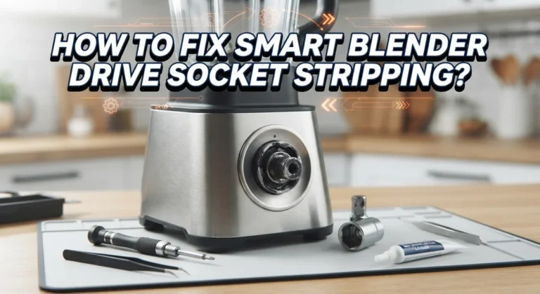 How To Fix Smart Blender Drive Socket Stripping?