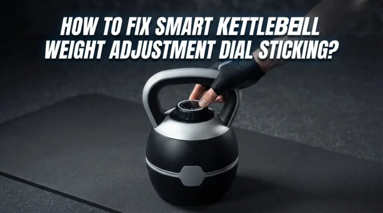 How To Fix Smart Kettlebell Weight Adjustment Dial Sticking?
