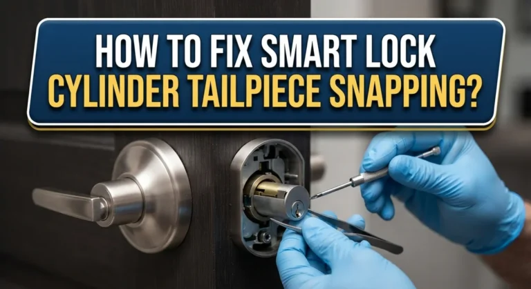 How To Fix Smart Lock Cylinder Tailpiece Snapping?