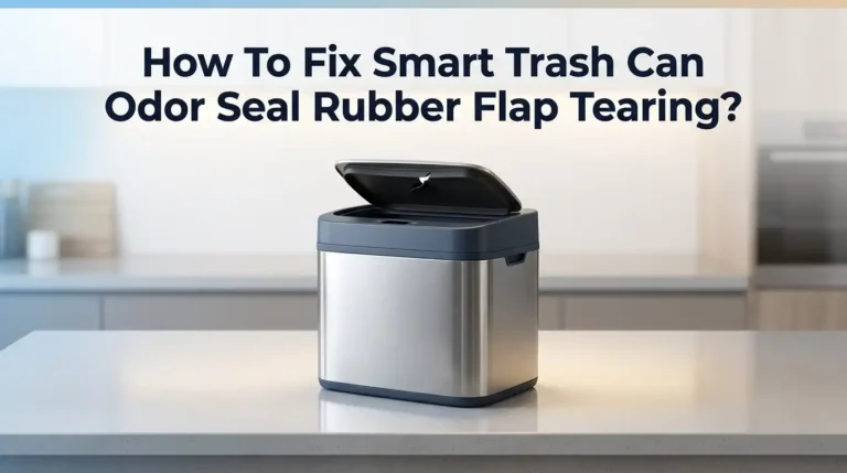 How To Fix Smart Trash Can Odor Seal Rubber Flap Tearing?