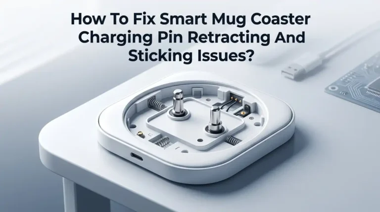 How To Fix Smart Mug Coaster Charging Pin Retracting And Sticking Issues?