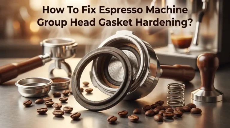 How To Fix Espresso Machine Group Head Gasket Hardening?